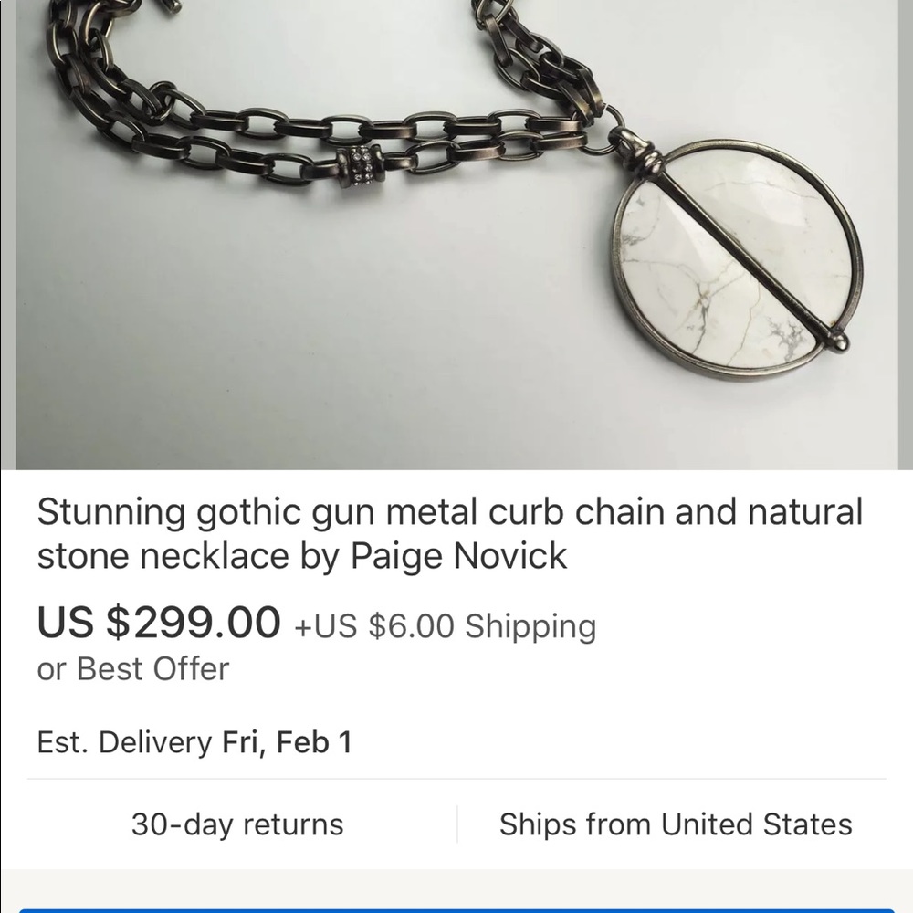 Paige Novick Natural Stone Necklace